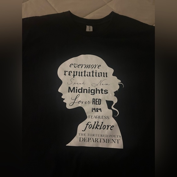 Taylor Swift Ladies Eras Inspired Silhouette Graphic T-Shirt - Picture 2 of 9